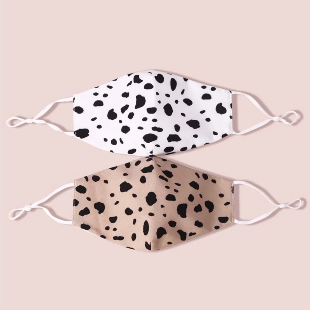 Cowprint face mask